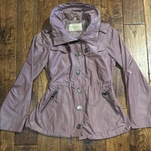 Burberry Mauve Trench Coat
